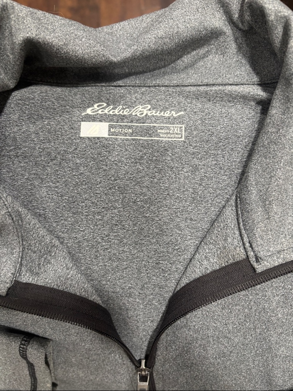 Eddie Bauer Gray Zip-Up Active Jacket - Picture 5 of 5